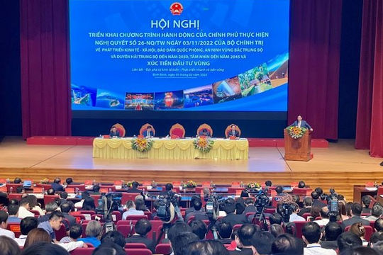 Tập trung hoàn thiện thể chế, quy hoạch và chính sách liên kết Vùng Bắc Trung Bộ và Duyên hải Trung Bộ