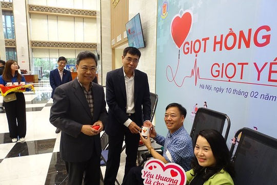 Đoàn viên, thanh niên Kiểm toán nhà nước tích cực tham gia Ngày hội hiến máu tình nguyện