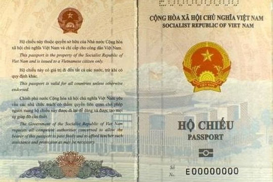 Cấp hộ chiếu phổ thông gắn chíp điện tử từ ngày 01/3/2023