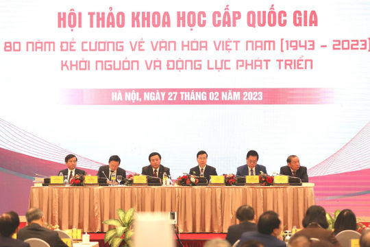 Hội thảo khoa học quốc gia 80 năm Đề cương về văn hoá Việt Nam