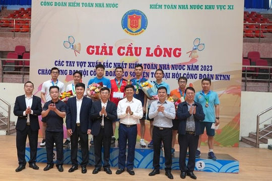 Giải cầu lông các tay vợt xuất sắc nhất Kiểm toán nhà nước thành công tốt đẹp Giải cầu lông các tay vợt xuất sắc nhất Kiểm toán nhà nước thành công tốt đẹp