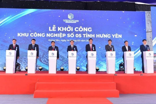 Hưng Yên khởi công Khu công nghiệp số 5