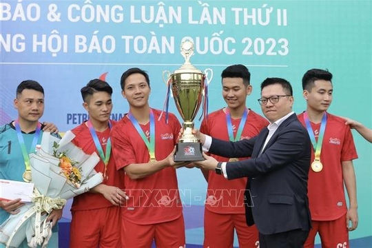 Trao Giải bóng đá Cúp Nhà báo và Công luận lần thứ 2