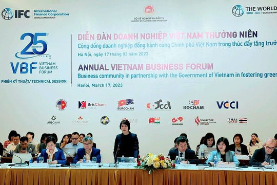 Doanh nghiệp đồng hành cùng Chính phủ thúc đẩy tăng trưởng xanh