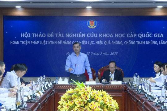 Hoàn thiện pháp luật kiểm toán nhà nước nhằm nâng cao hiệu quả phòng, chống tham nhũng, lãng phí 