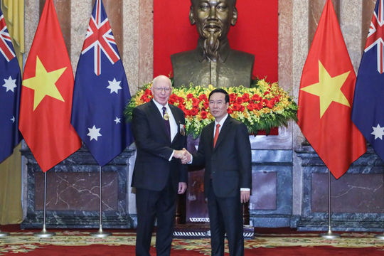 Chủ tịch nước chủ trì lễ đón chính thức Toàn quyền Australia