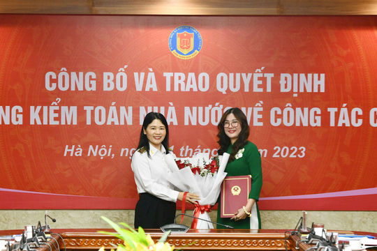 Công bố quyết định bổ nhiệm Tổng biên tập Báo Kiểm toán