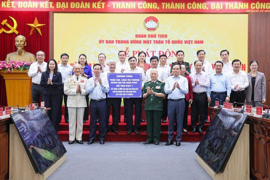 Phát động ủng hộ làm nhà đại đoàn kết cho hộ nghèo tỉnh Điện Biên Phát động ủng hộ làm nhà đại đoàn kết cho hộ nghèo tỉnh Điện Biên