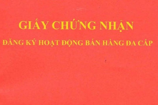Phí thẩm định cấp giấy đăng ký bán hàng đa cấp là 5 triệu đồng
 Phí thẩm định cấp giấy đăng ký bán hàng đa cấp là 5 triệu đồng
