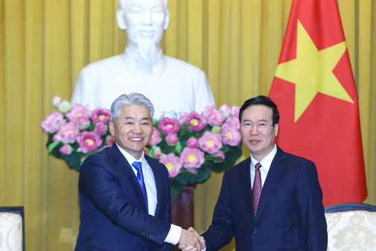 Chủ tịch nước tiếp Đoàn Hội đồng An ninh quốc gia Mông Cổ