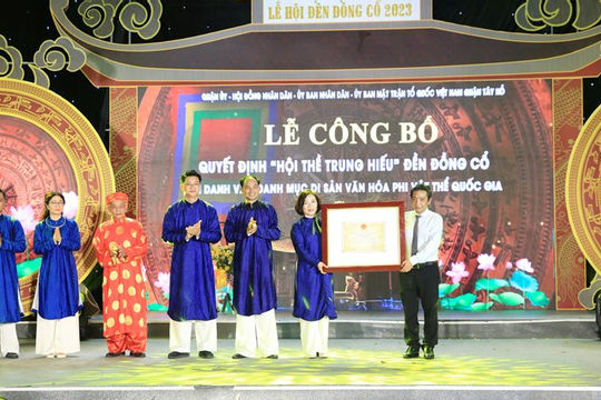 Hội thề Trung hiếu được ghi danh Di sản văn hóa phi vật thể quốc gia  Hội thề Trung hiếu được ghi danh Di sản văn hóa phi vật thể quốc gia