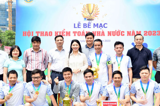 Hội thao Kiểm toán nhà nước năm 2023 kết thúc thành công tốt đẹp