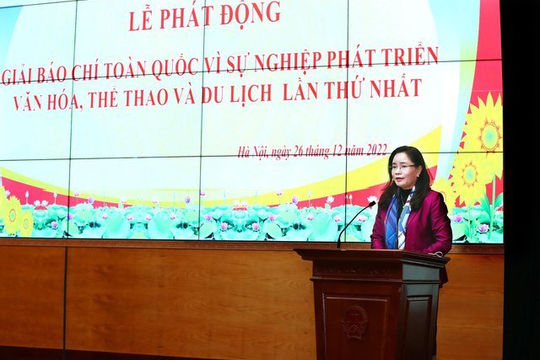 Tôn vinh đóng góp của người làm báo với sự nghiệp phát triển văn hóa 