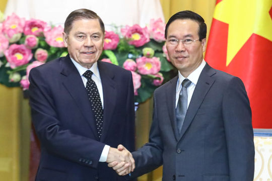 Chủ tịch nước tiếp Chánh án Tòa án tối cao Liên bang Nga