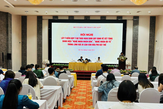Chú trọng chất lượng, tính thực chất của danh hiệu nghệ nhân Chú trọng chất lượng, tính thực chất của danh hiệu nghệ nhân