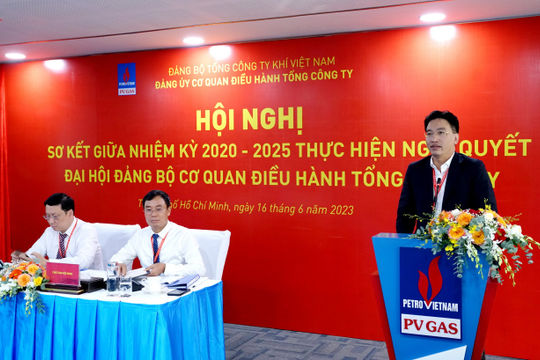 PV GAS: Đảng ủy Cơ quan điều hành sơ kết công tác giữa nhiệm kỳ 2020-2025 PV GAS: Đảng ủy Cơ quan điều hành sơ kết công tác giữa nhiệm kỳ 2020-2025