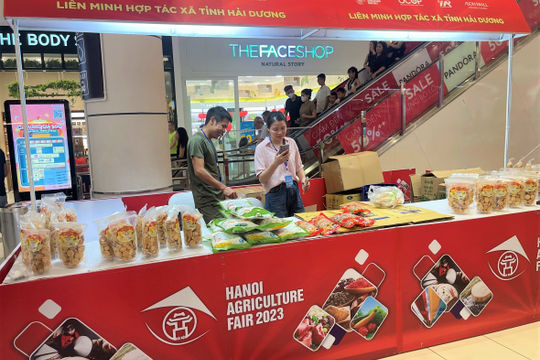 Hải Dương tham gia Hội chợ Xúc tiến thương mại nông nghiệp, sản phẩm OCOP Thành phố Hà Nội năm 2023