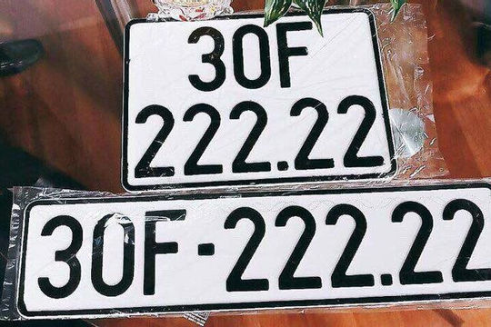 Thí điểm đấu giá biển số xe ô tô từ ngày 01/7