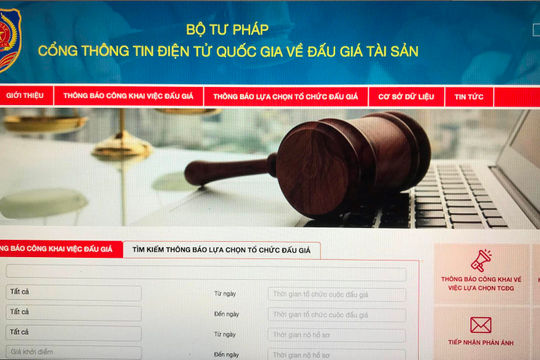 Sửa quy định đấu giá trực tuyến