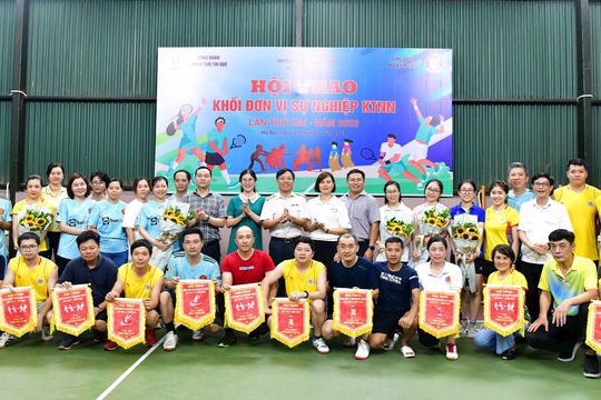 Hội thao khối đơn vị sự nghiệp Kiểm toán nhà nước thành công tốt đẹp