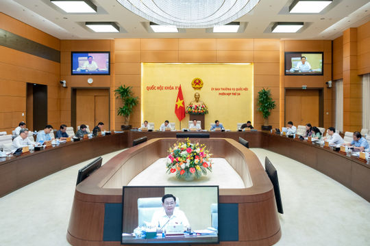 Ủy ban Thường vụ Quốc hội cho ý kiến bước đầu về chuẩn bị Kỳ họp thứ 6