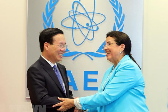 Chủ tịch nước làm việc với Cơ quan Năng lượng Nguyên tử Quốc tế