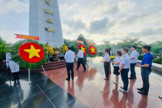 Kiểm toán nhà nước khu vực XIII tri ân các anh hùng liệt sỹ