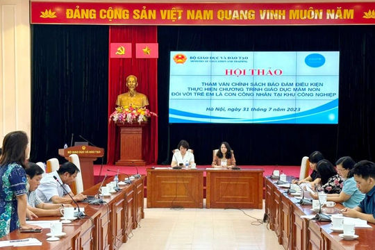 Nâng cao chất lượng giáo dục mầm non ở địa bàn có khu công nghiệp, khu chế xuất