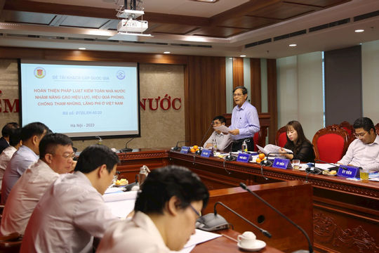 Hoàn thiện thể chế về tổ chức và hoạt động của Kiểm toán nhà nước Hoàn thiện thể chế về tổ chức và hoạt động của Kiểm toán nhà nước