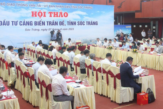 Đầu tư cảng Trần Đề để vùng Đồng bằng sông Cửu Long phát triển