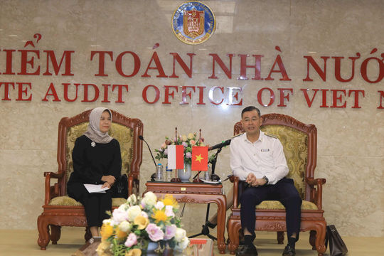Tổng Kiểm toán nhà nước Ngô Văn Tuấn tiếp xã giao Đoàn công tác Ủy ban Kiểm toán Indonesia Tổng Kiểm toán nhà nước Ngô Văn Tuấn tiếp xã giao Đoàn công tác Ủy ban Kiểm toán Indonesia