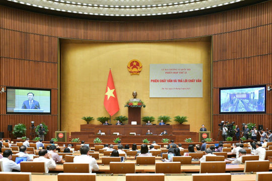 Tạo chuyển biến thực chất, căn cơ, lâu dài với từng nội dung chất vấn Tạo chuyển biến thực chất, căn cơ, lâu dài với từng nội dung chất vấn