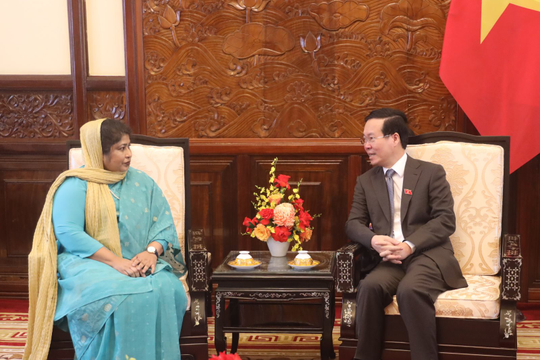 Chủ tịch nước tiếp Đại sứ Bangladesh
