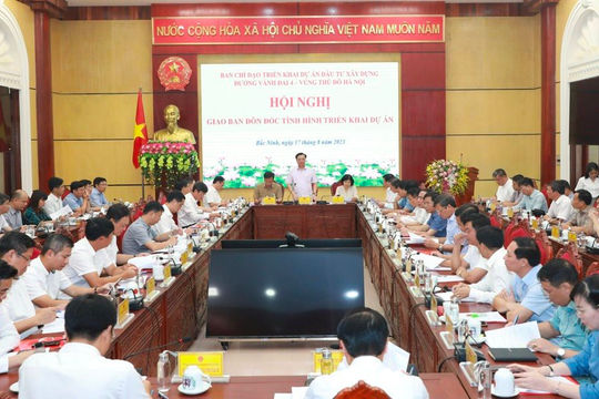 Tập trung cao độ để hoàn thành Dự án đường Vành đai 4 - Vùng Thủ đô