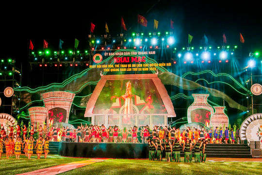 Khai mạc Ngày hội Văn hóa, Thể thao và Du lịch các huyện miền núi Quảng Nam lần thứ XX