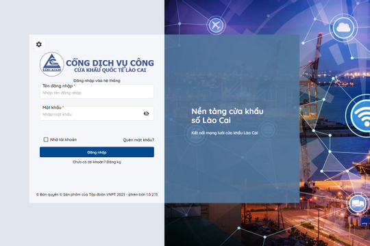 Chính thức triển khai ứng dụng số tại Cửa khẩu Lào Cai Chính thức triển khai ứng dụng số tại Cửa khẩu Lào Cai