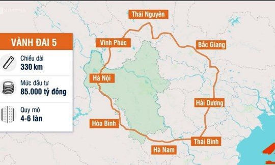 Hà Nội phấn đấu tỷ lệ đô thị hoá đạt 65-75% năm 2030