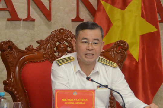 Tổng Kiểm toán nhà nước Ngô Văn Tuấn hội đàm với Chủ tịch Tòa Thẩm kế Ả rập Xê út