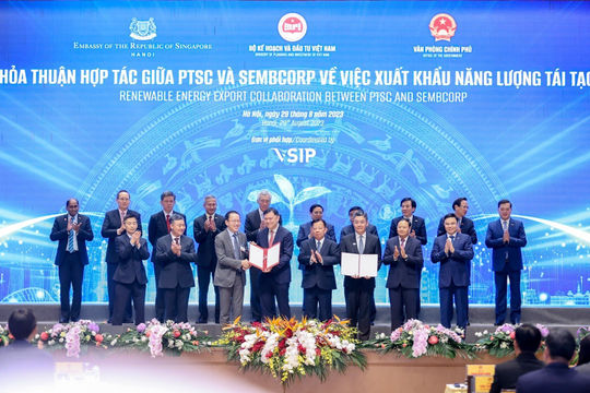 Liên danh PTSC - Sembcorp được phép khảo sát dự án năng lượng tái tạo ngoài khơi