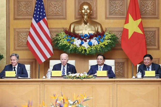 Đưa công nghệ, đổi mới sáng tạo và đầu tư trở thành trụ cột mới của quan hệ Việt Nam - Hoa Kỳ Đưa công nghệ, đổi mới sáng tạo và đầu tư trở thành trụ cột mới của quan hệ Việt Nam - Hoa Kỳ