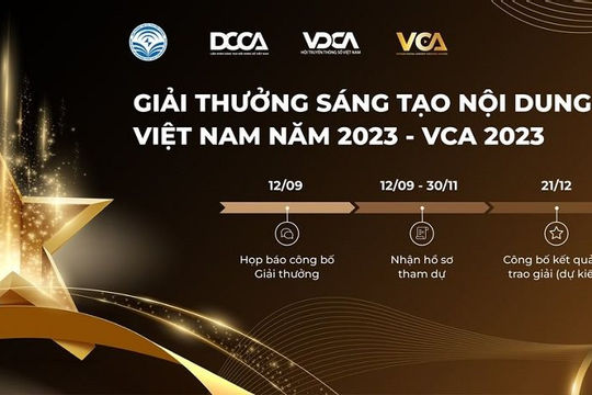 Lần đầu tiên có giải thưởng Sáng tạo nội dung số tại Việt Nam Lần đầu tiên có giải thưởng Sáng tạo nội dung số tại Việt Nam