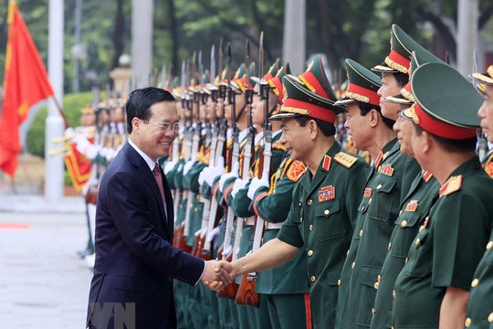 Chủ tịch nước dự Lễ Khai giảng tại Học viện Quốc phòng