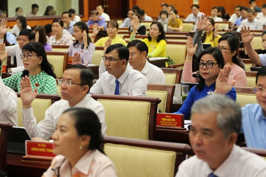 Hội đồng nhân dân Thành phố Hồ Chí Minh thông qua 107 nghị quyết quan trọng Hội đồng nhân dân Thành phố Hồ Chí Minh thông qua 107 nghị quyết quan trọng