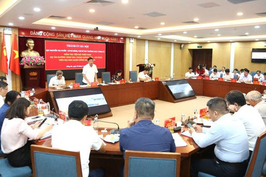 Quyết tâm hoàn thành dự án xây dựng đường Vành đai 1 đoạn Hoàng Cầu - Voi Phục trong năm 2024 Quyết tâm hoàn thành dự án xây dựng đường Vành đai 1 đoạn Hoàng Cầu - Voi Phục trong năm 2024