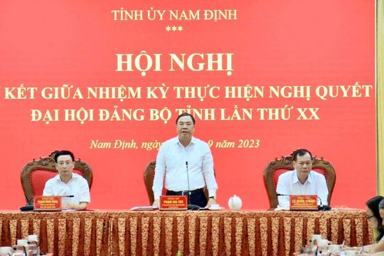 Chung sức, đồng lòng xây dựng Nam Định phát triển nhanh, bền vững