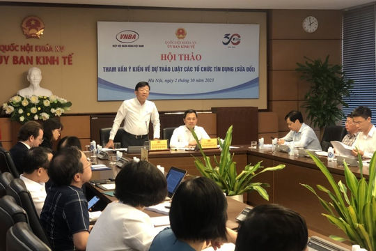 Tạo thể chế ổn định để các tổ chức tín dụng hoạt động lành mạnh, phát triển