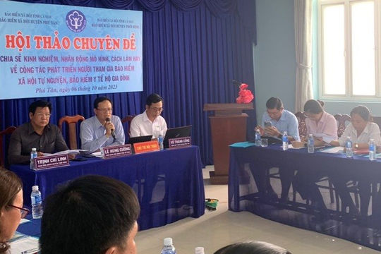 Chia sẻ cách làm hay về phát triển người tham gia bảo hiểm xã hội, bảo hiểm y tế