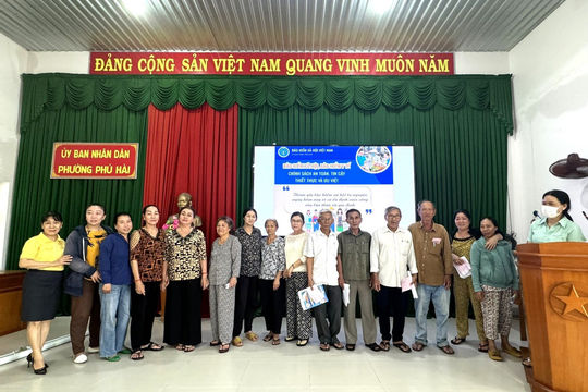 Bình Thuận: Tích cực phát triển người tham gia bảo hiểm xã hội dịp cuối năm Bình Thuận: Tích cực phát triển người tham gia bảo hiểm xã hội dịp cuối năm