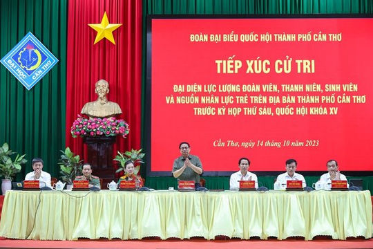 Thủ tướng tiếp xúc cử tri thanh niên, sinh viên trước kỳ họp thứ 6, Quốc hội khóa XV