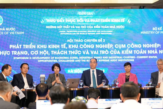 Hội thảo chuyên đề “Phát triển khu kinh tế, khu công nghiệp, cụm công nghiệp: Thực trạng, cơ hội, thách thức và vai trò của Kiểm toán nhà nước” thành công tốt đẹp